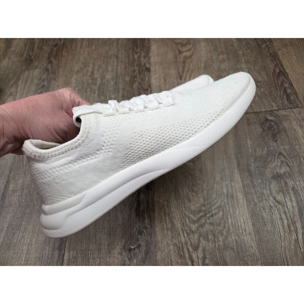 Fabletics Womens Knit 9 Easton White The Everyday Shoes Sneakers - Picture 5 of 9